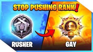 STOP PUSHING RANK IMMEDIATELY IN PUBGBGMI  TIPS AND TRICKS GUIDETUTORIAL