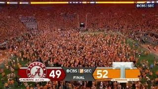 #3 Alabama vs #6 Tennessee THRILLING Ending  2022 College Football