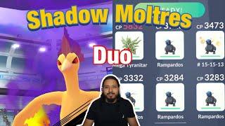 I duoed shadow moltres with no gems or weather boost