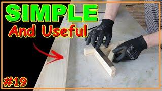 SIMPLE AND EASY TO MAKE WOODEN ITEM THAT LOOKS BEAUTIFUL VIDEO #19 #joinery #woodwork #woodart