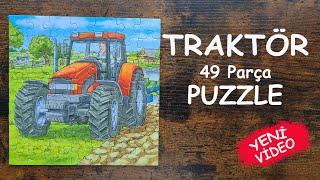 TRAKTÖR PUZZLE - 49 Parça - Tarım Aletleri