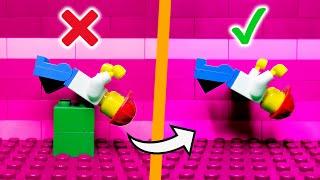 КАК СНЯТЬ Lego Анимацию САЛЬТО на ТЕЛЕФОН - Lego Stop Motion