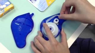 How to refill Herma glue dispenser - paperlovers