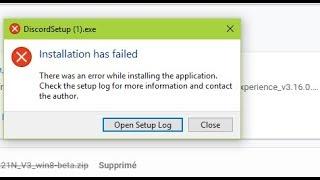 Discord Installation Has Failed FIXED