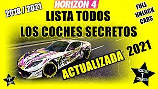 2024 FH4 Lista Actualizada Coches Secretos - Todos Unlock Desde que salio el juego en 2018 a 2024