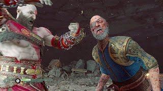 Kratos Vs Odin Fight Scene 4K - God Of War Ragnarok