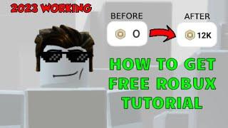 How to Get FREE Robux on Mobile Tutorial - IOSANDROID 2023