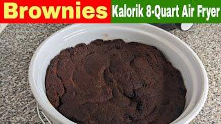 Almond Flour Brownies with Monk Fruit Powder Kalorik Air Fryer