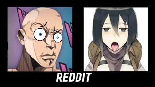 ATTACK on TITAN  Its too hot Anime VS Reddit The rock reaction meme