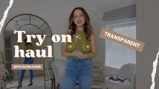 Transparent Clothing Try On Haul - Sheer See Through Shirts Review