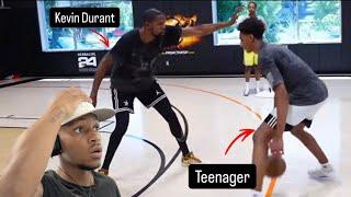 Kevin Durant Gets COOKED By A Teenager??  Alijah Arenas Is CRAZY GOOD 