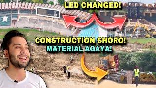 CONSTRUCTION SHORO   Qaddafi Stadium Lahore New Exclusive Updates