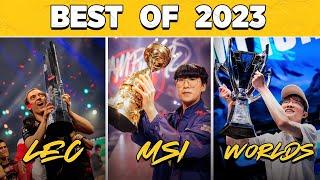 TOP 100 BEST LEAGUE OF LEGENDS MOMENTS OF 2023