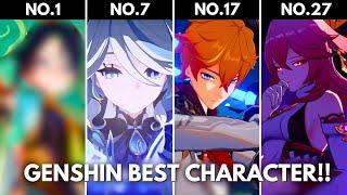 F2P- BEST C0 CHARACTER All 5 Stars Ranked  Genshin Impact 