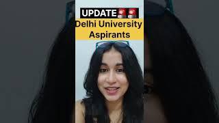 UPDATE  Delhi University Aspirants  Round 3 VACANT SEATS