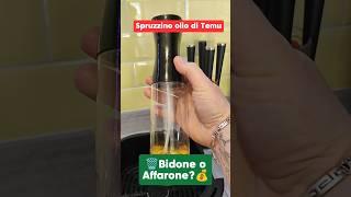 Spruzzino per olio di TEMU da €2 Bidone o Affarone?