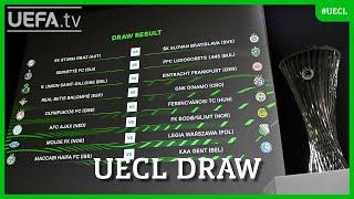 UEFA Europa Conference League knockout round play-off draw