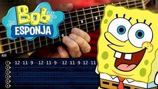 Bob Esponja Guitarra Tutorial  SpongeBob Theme Guitar Tutorial  TABS Christianvib