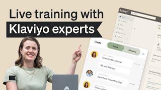 How to register for live trainings with Klaviyo experts