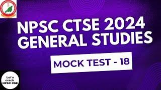 NPSC CTSE 2024  General Studies   Mock Test Lesson-18