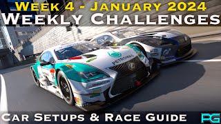 Gran Turismo 7 - Weekly Challenges - January Week 4 - Car Setups & Race Guides - ALL 5 RACES