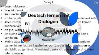 Dialoge B1   Deutsch lernen durch Hören  6 
