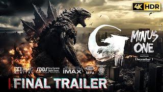 4K HDR Godzilla Minus One - Final Trailer 60FPS Toho Studios 2023