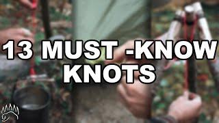 TOP 13 KNOTS From BEAR ESSENTIALS -  Save This Video