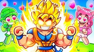 I Spent $1000000 To Become GOKU In Roblox GYM LEAGUE