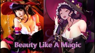 Mirror Mafercca Themesong Beauty like a Magic Alchemist Magician Anime Cosplay