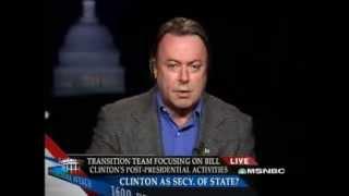 Christopher Hitchens - On MSNBC discussing Hillary Clinton