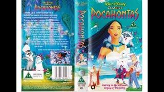 Original VHS Opening and Closing to Pocahontas UK VHS Tape