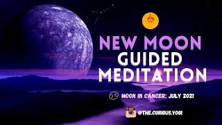 Guided Meditation New Moon July 2021 I New Moon Guided Manifestation Mediation    