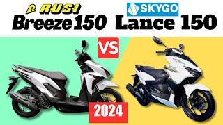 Rusi Breeze 150 vs Skygo Lance 150  Side by Side Comparison  Specs & Price  2024 Philippines