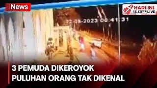 3 Pemuda di Mojokerto Dikeroyok Orang Tak Dikenal Terekam CCTV