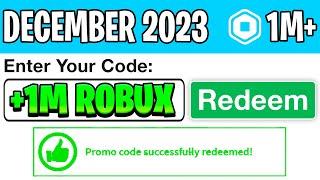 *2023* ROBLOX PROMO CODE GIVES YOU FREE ROBUX... Roblox December 2023