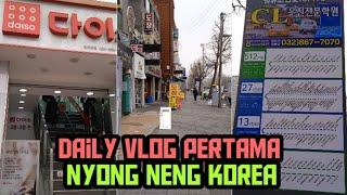 Daily Vlog Pertama di Korea  Coba Keliling nyari Daiso di Incheon yang Sepi