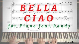 Bella ciao for Piano four hands