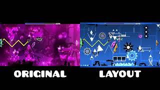 Kuzureta Original vs Layout  Geometry Dash Comparison