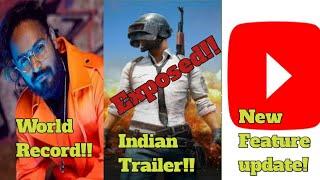 Pubg India Trailer YouTube new feature Sourav joshi Royal soldierEmiway bantai Covid updates.