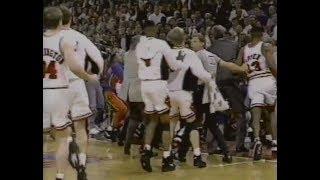 New York @ Chicago Bulls - 1994 NBA Playoffs Game 3 fight Knicks TV