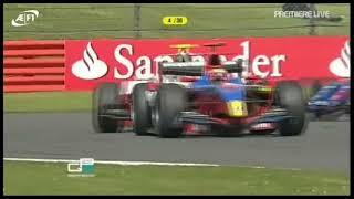 2008 GP2 @ Silverstone Race 1 - ChandhokGrosjean and SennaBuemi Battle
