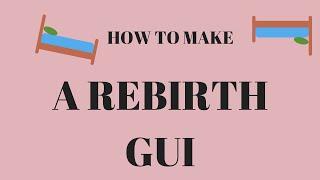 ROBLOX tutorial  How to make a rebirth GUI
