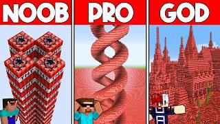 NOOB vs PRO  TNT BUILD BATTLE CHALLENGE