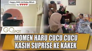 MOMEN HARU CUCU CUCU JENGUK NENEK YANG TERBARING SAKIT - GO SPOT