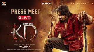 KD - The Devil  Press Meet LIVE   Prems  Dhruva Sarja  Arjun Janya  KVN Productions