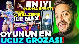 175 UC YE KOLAY GELİŞTİRİLEBİLİR EFSANE VURMA EFEKTLİ GROZA GELDİ EN UCUZ SİLAH? PUBG Mobile