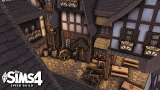 MEDIEVAL VILLAGE  NO CC  The Sims 4 Speed Build