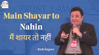 Main Shayar Toh Nahin Rishi kapoor  Jaipur Literature Festival