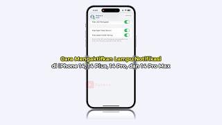 Cara Mengaktifkan Lampu Notifikasi di iPhone 14 14 Plus 14 Pro 14 Pro Max FlashLED